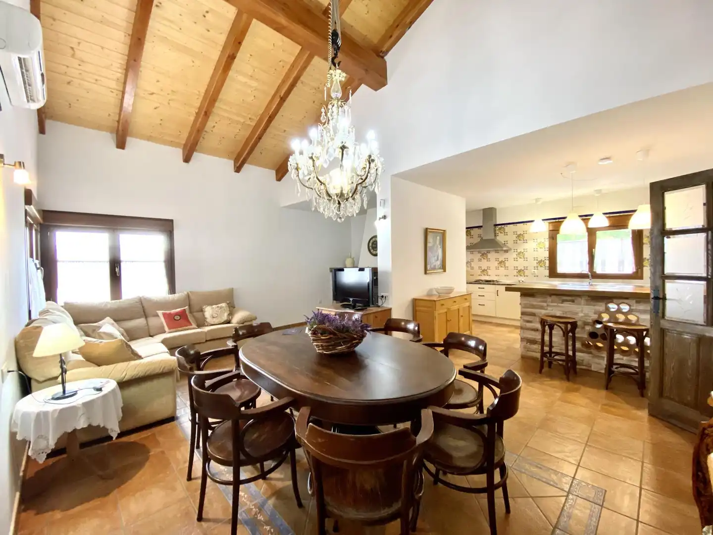 Comedor de Casa o chalet en venta en Los Cortijos  con Calefacción, Terraza y Trastero