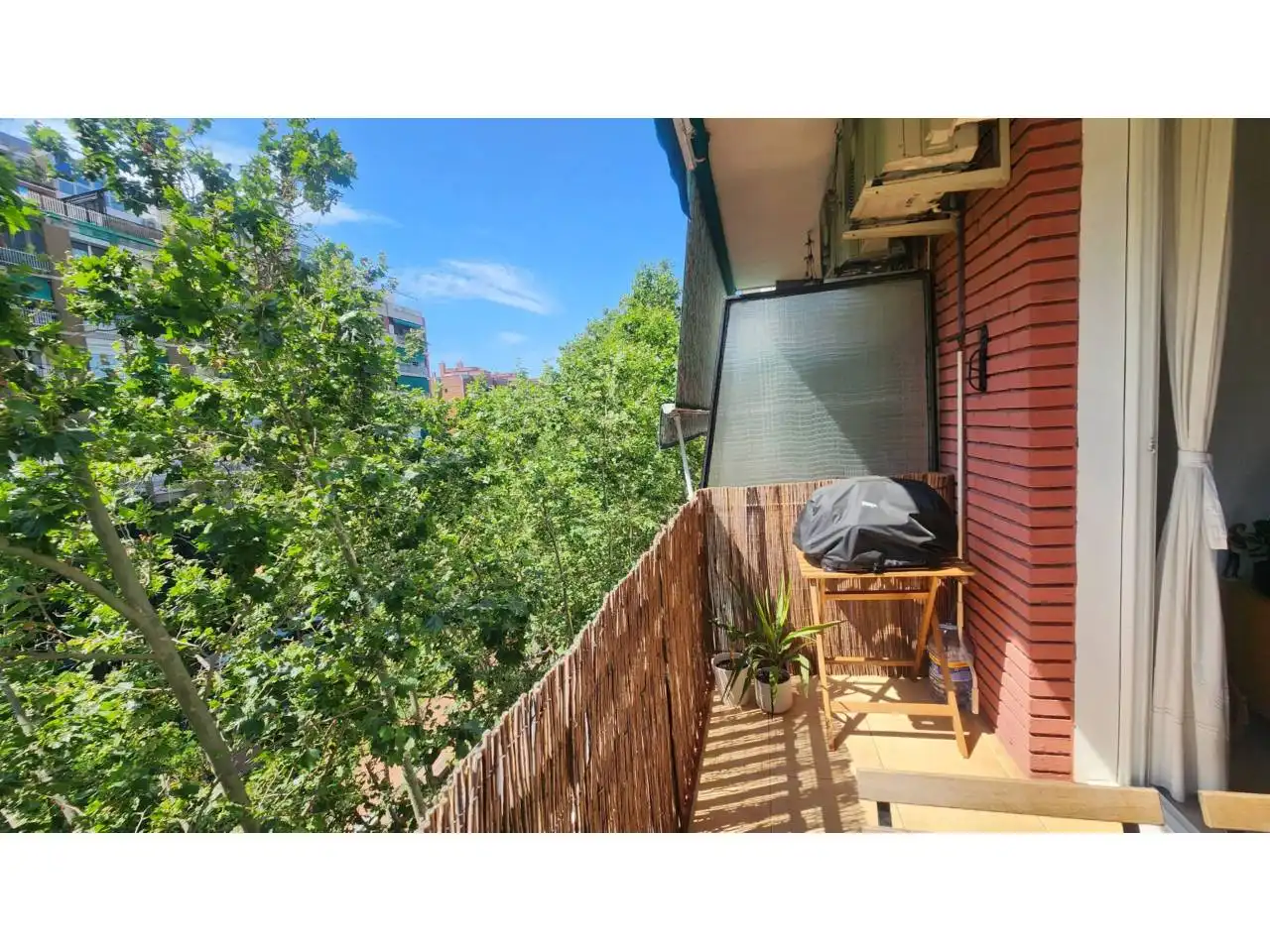 Balcony of Flat for sale in Barcelona  with Air Conditioner, Parquet flooring and Terrace