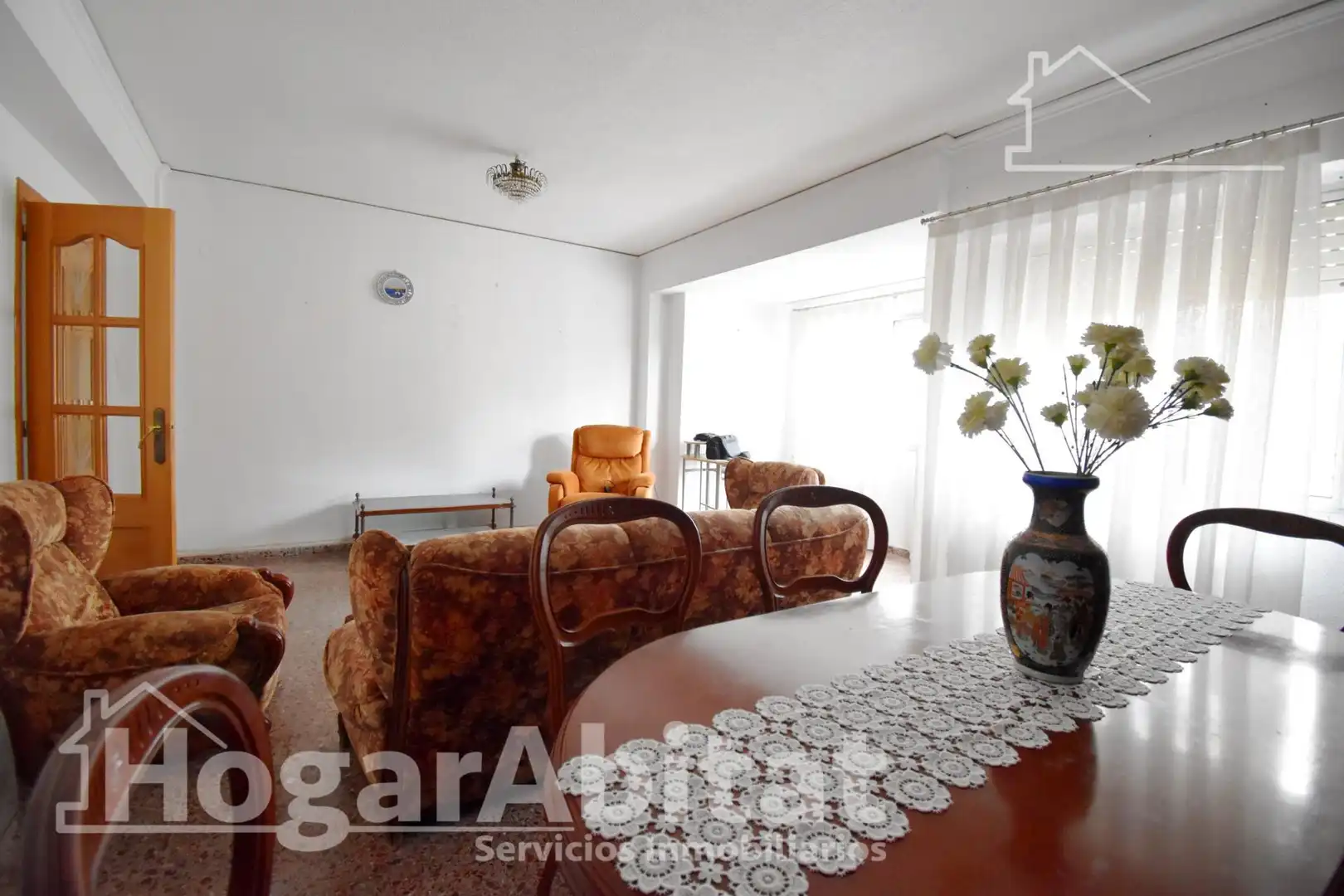 Sala de estar de Piso en venta en Gandia con Terraza y Amueblado