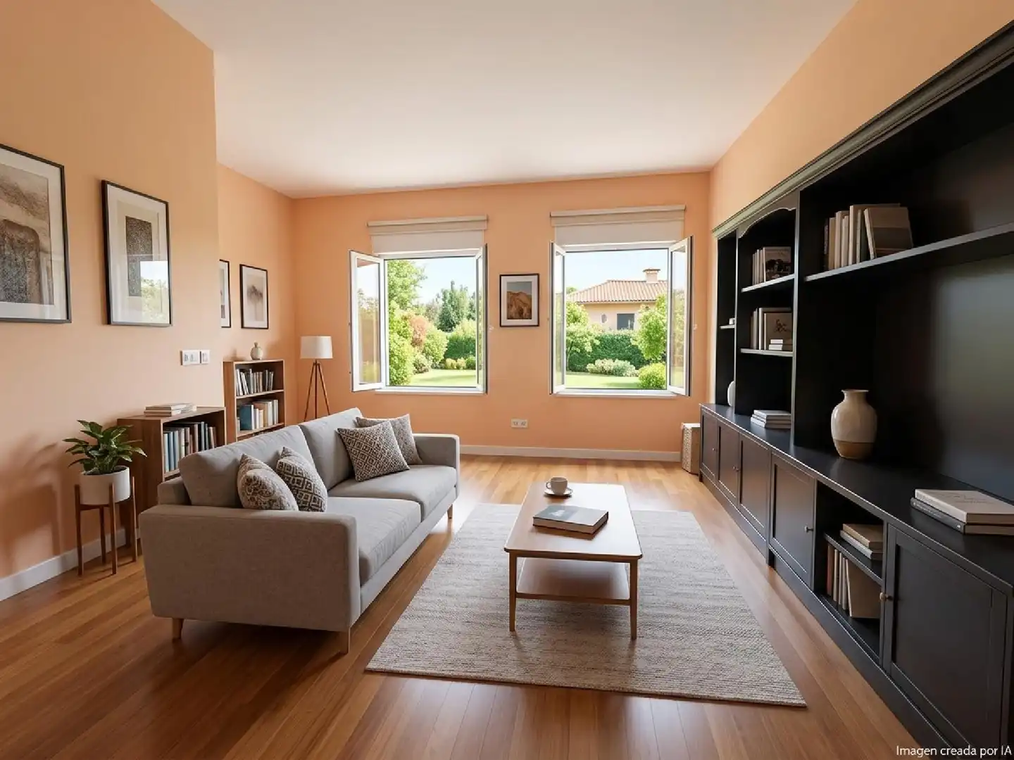 Sala d'estar de Casa o xalet en venda en Oviedo 