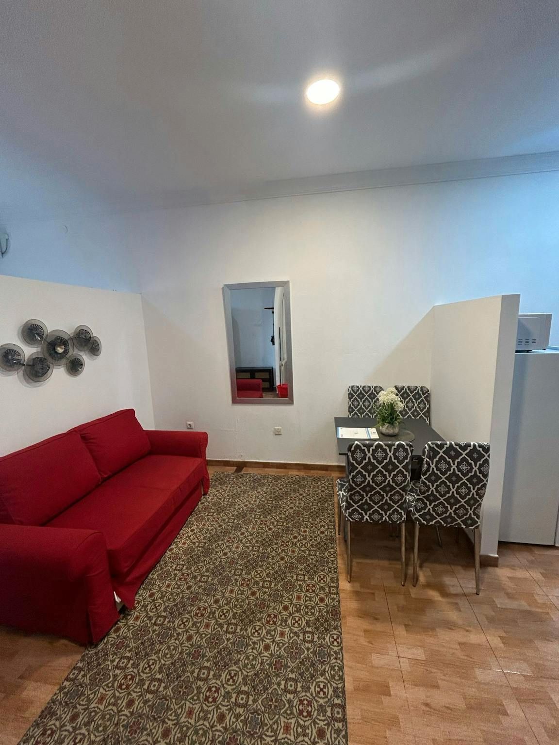 Living room of Flat to rent in  Sevilla Capital  with Air Conditioner, Furnished and Washing machine