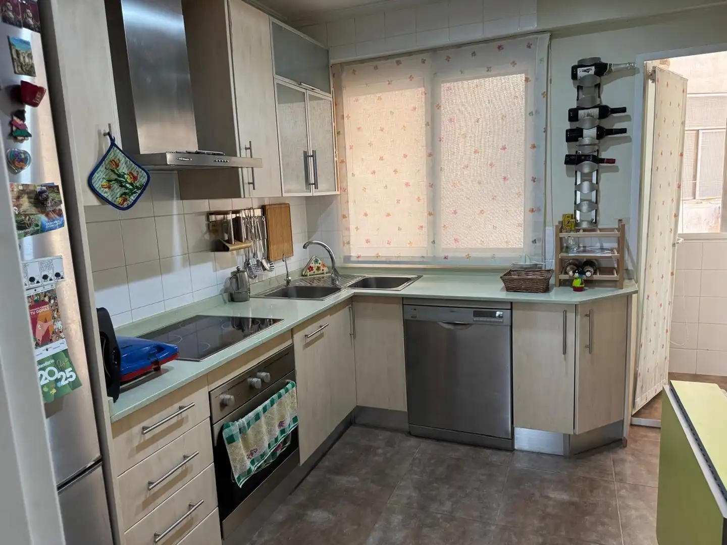 Kitchen of Flat for rent in Murcia  with Air Conditioner, Heating and Private garden