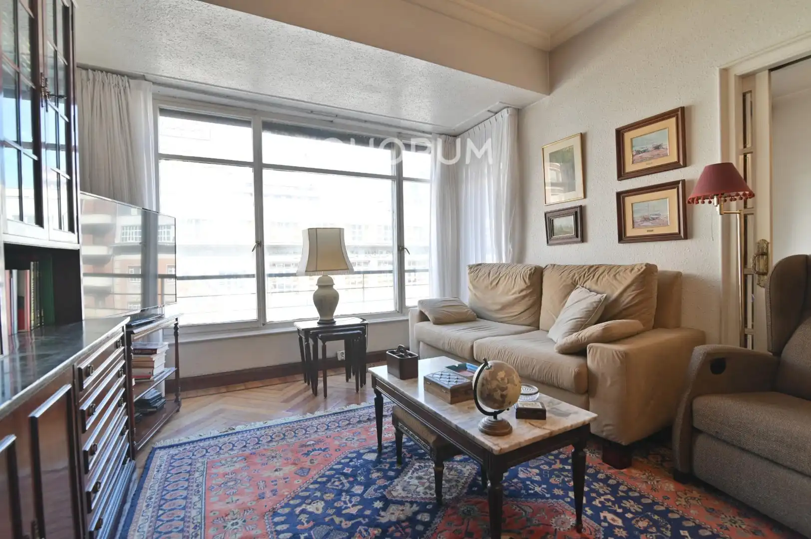 Sala de estar de Piso en venta en Bilbao  con Calefacción, Terraza y Trastero