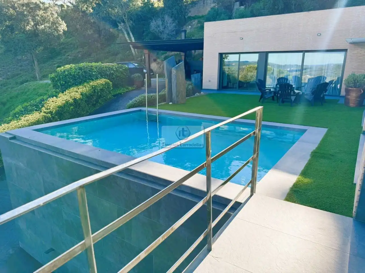 Piscina de Casa o xalet en venda en Fogars de la Selva amb Aire condicionat, Calefacció i Jardí privat