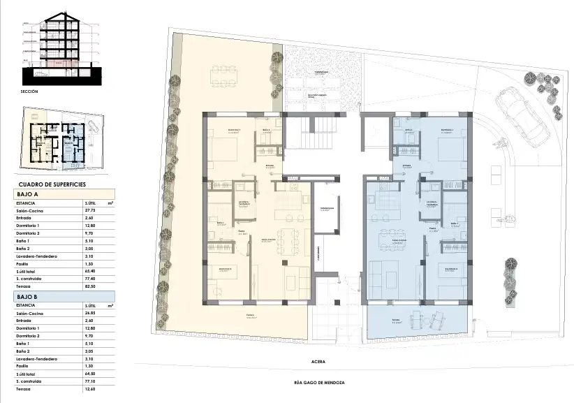 Apartament en venda a Rúa de Gago de Mendoza, Marín