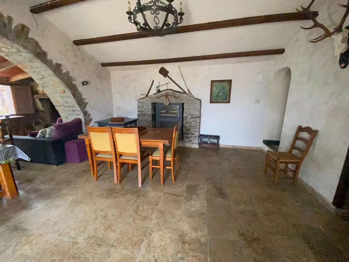 Menjador de Finca rústica en venda en Las Tres Villas amb Moblat