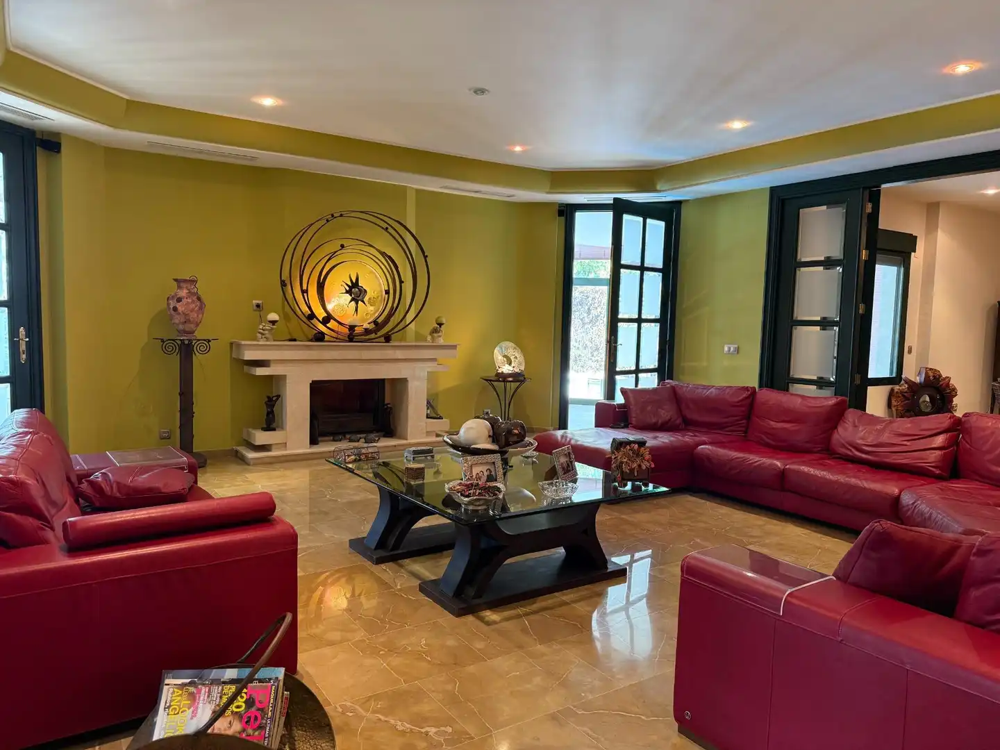 Sala de estar de Casa o chalet en venta en Gelves con Aire acondicionado, Jardín privado y Terraza