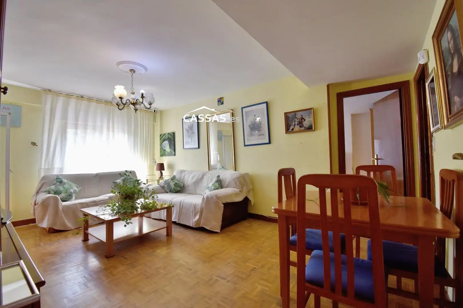 Sala de estar de Piso en venta en Torrejón de Ardoz con Parquet y Terraza