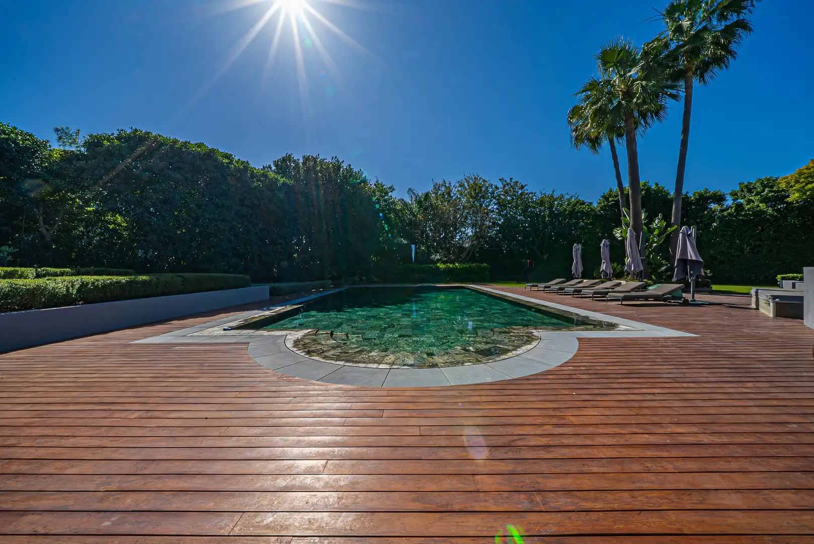 Swimming pool of Houses for sale in Marbella  with Air Conditioner, Private garden and Terrace