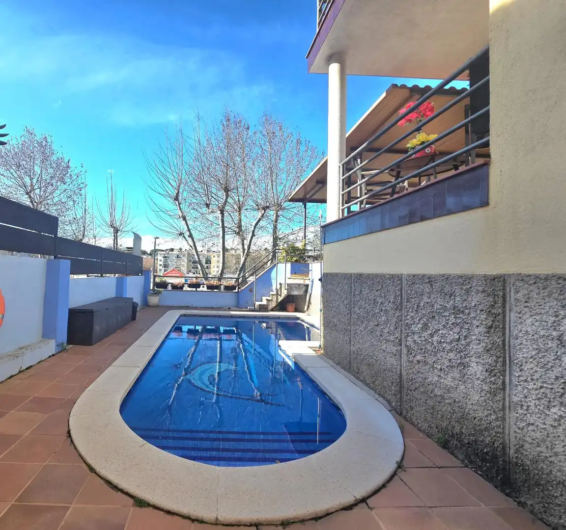 Piscina de Casa o chalet en venta en El Masnou con Aire acondicionado, Calefacción y Jardín privado