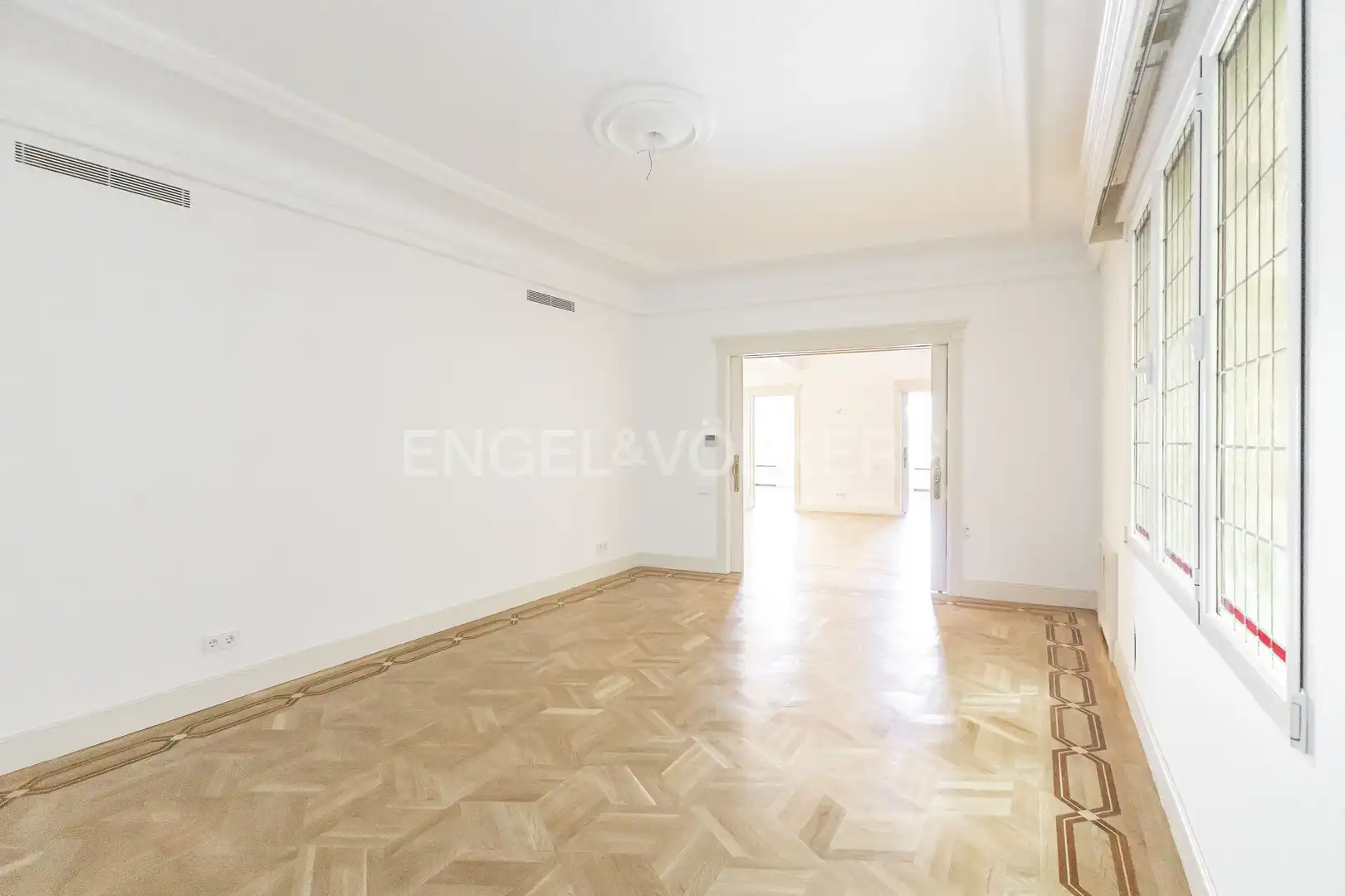 Wohnzimmer von Wohnung zur Miete in Madrid mit Klimaanlage und Heizung