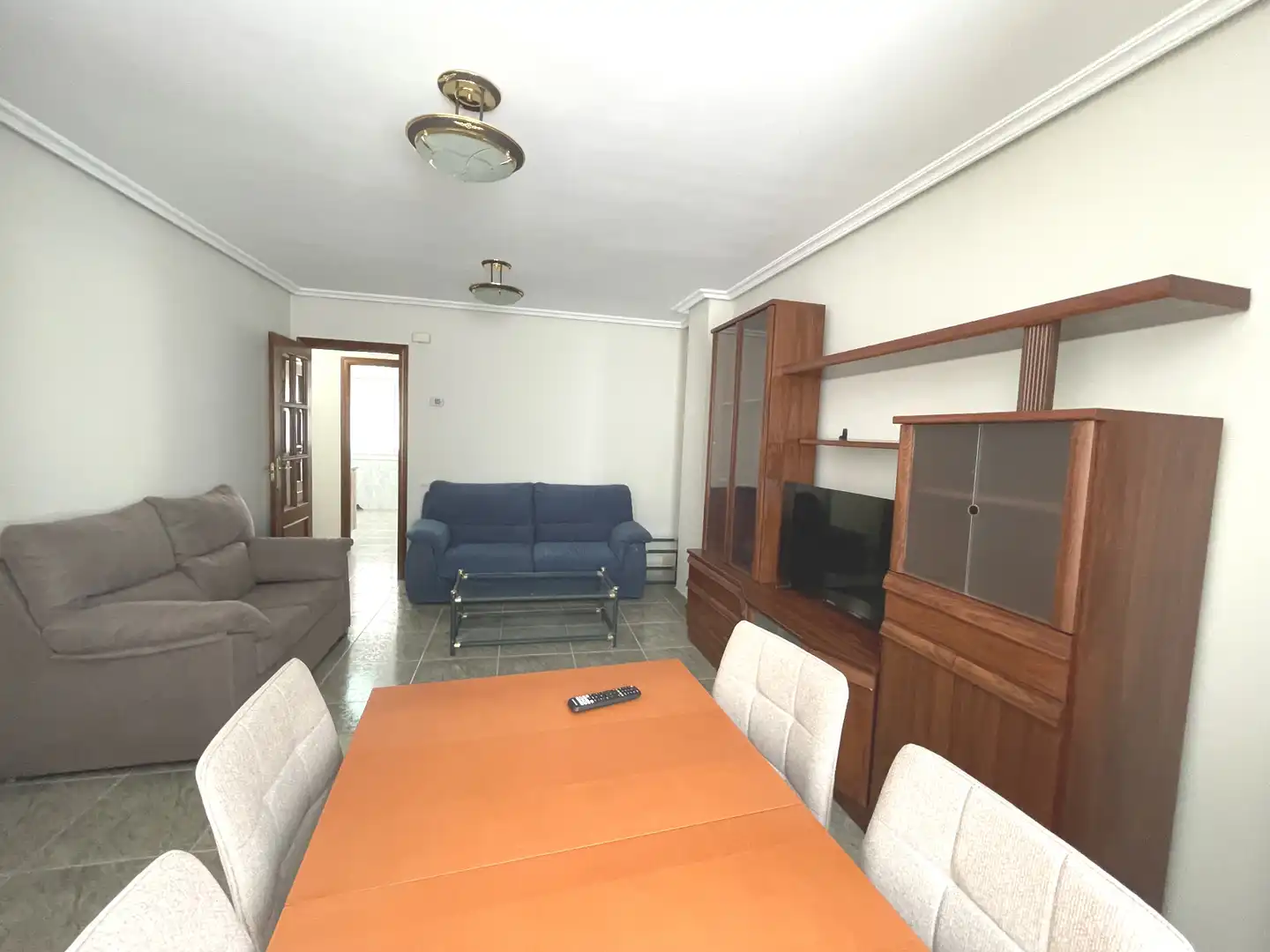 Living room of Flat for rent in Salamanca  with Heating, Furnished and Balcony