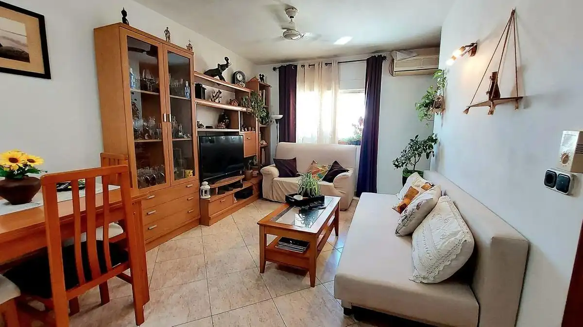 Sala de estar de Apartamento en venta en Fuengirola con Aire acondicionado