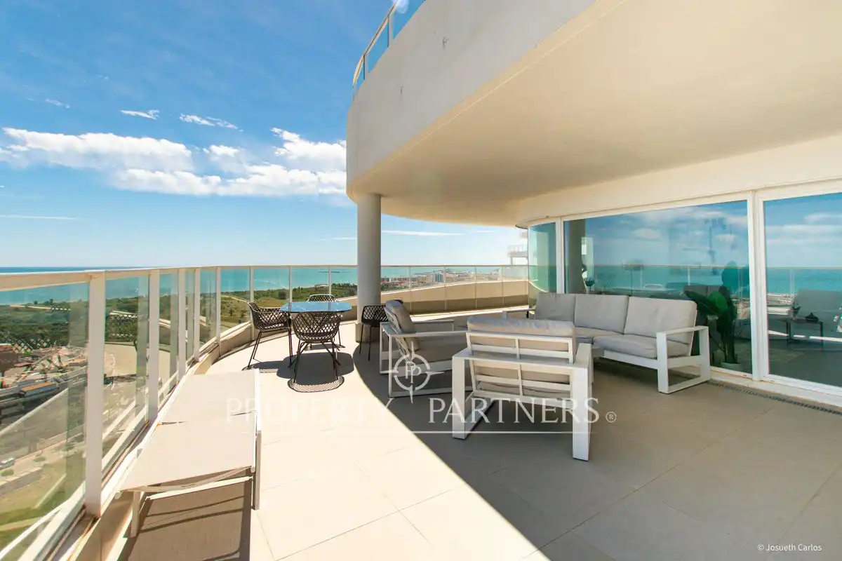 Terraza de Ático en venta en Canet d'En Berenguer con Aire acondicionado, Calefacción y Jardín privado