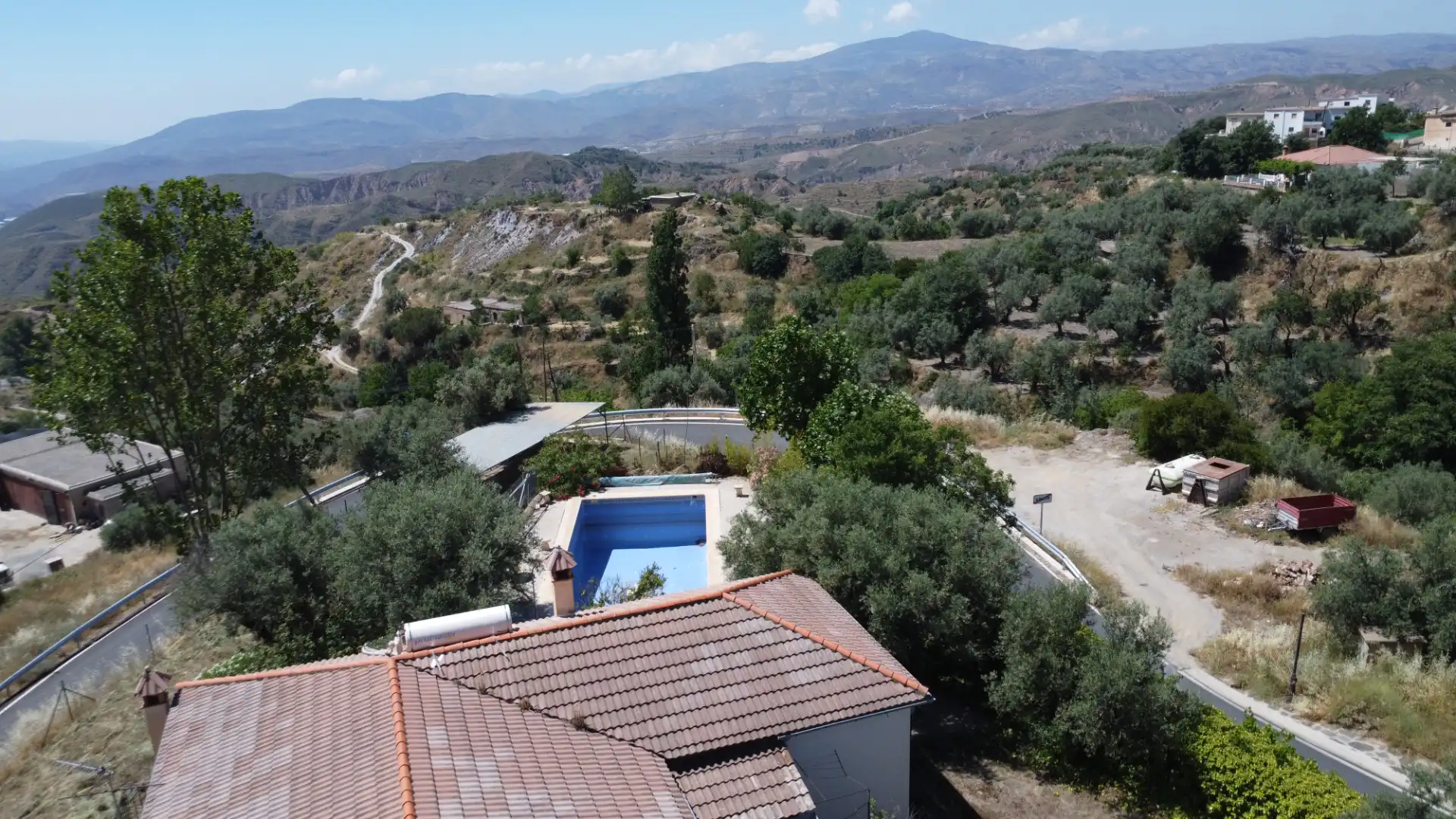 Vista exterior de Casa o chalet en venta en Válor con Calefacción, Jardín privado y Terraza
