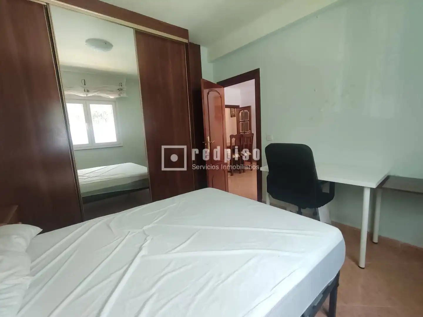 Schlafzimmer von Wohnung zur Miete in Málaga mit Klimaanlage, Heizung und Möbliert