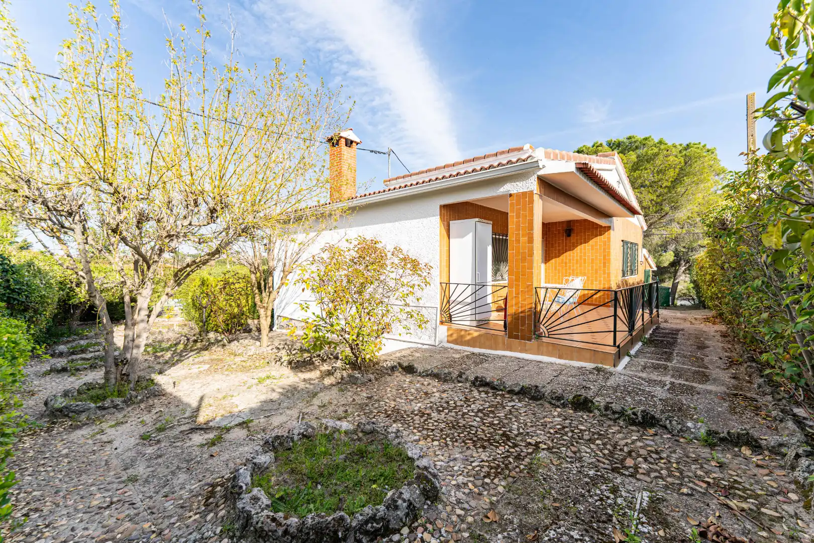 Vista exterior de Casa o chalet en venta en El Álamo con Calefacción, Trastero y Piscina