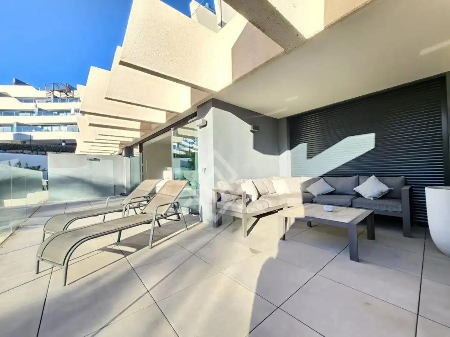 Terrace of Apartments for rent in Estepona  with Air Conditioner, Heating and Sauna