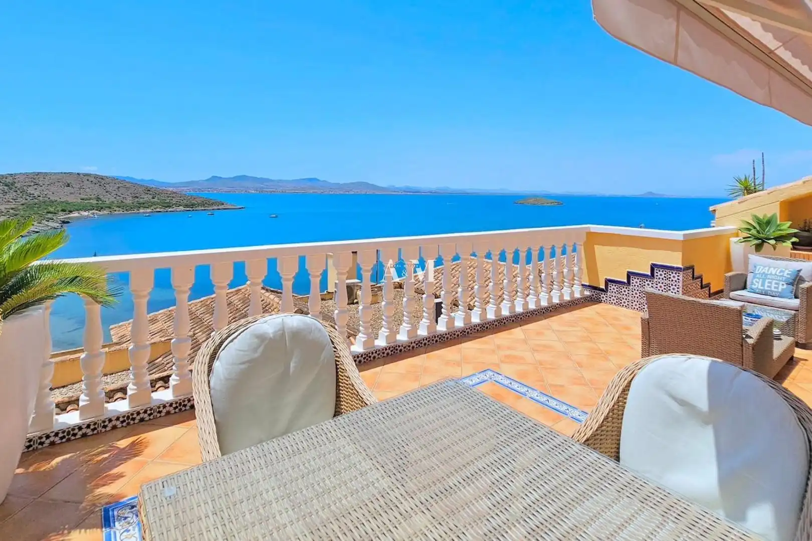 Terrace of Detached homes for rent in La Manga del Mar Menor  with Air Conditioner, Heating and Terrace