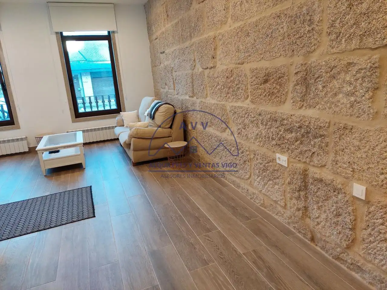 Sala de estar de Loft de alquiler en Vigo  con Calefacción y Amueblado