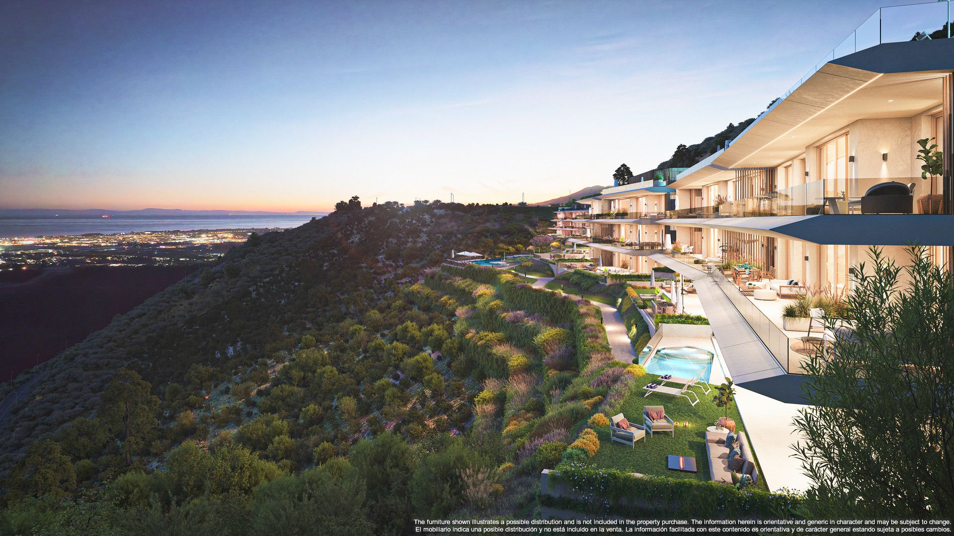 Dormitori de Àtic en venda en Benahavís amb Aire condicionat, Jardí privat i Terrassa