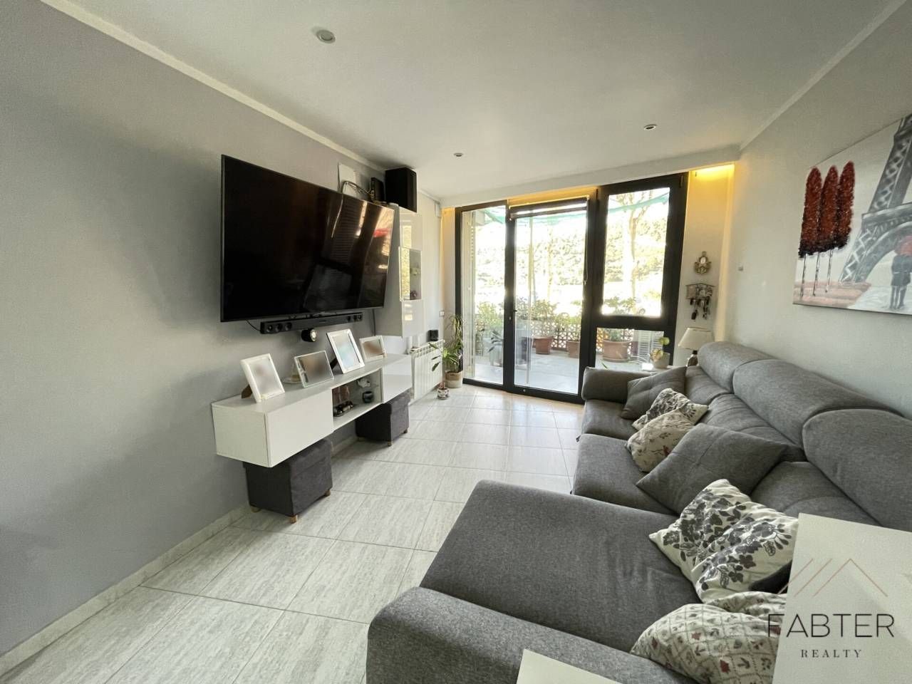 Sala d'estar de Pis en venda en Caldes de Montbui amb Aire condicionat, Calefacció i Terrassa