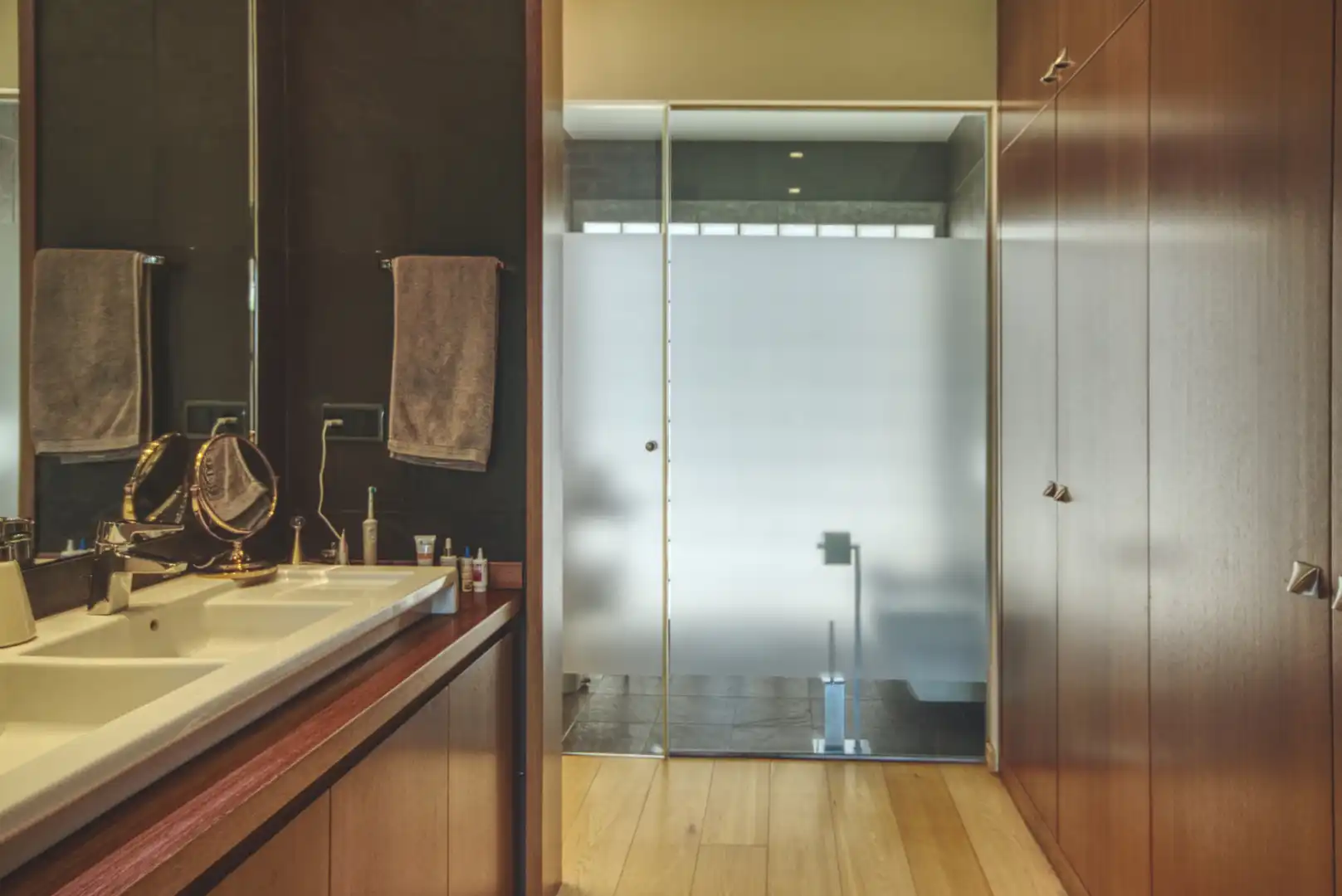 Badezimmer von Haus oder Chalet zum Verkauf in Sant Cugat del Vallès mit Klimaanlage, Heizung und Privatgarten