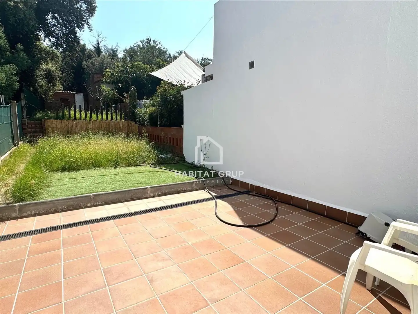 Jardín de Casa adosada en venta en Girona con Aire acondicionado, Calefacción y Jardín privado