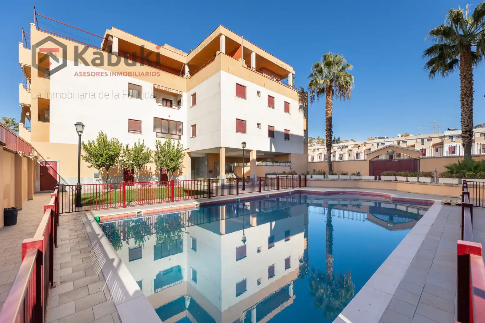 Swimming pool of Flat for sale in Atarfe  with Private garden, Terrace and Swimming Pool