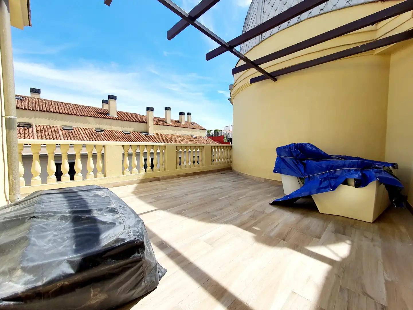 Terraza de Ático de alquiler en Madrid con Aire acondicionado, Calefacción y Terraza