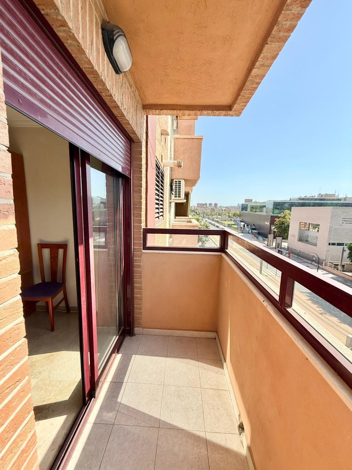 Balcony of Flat to rent in  Valencia Capital  with Air Conditioner, Heating and Terrace
