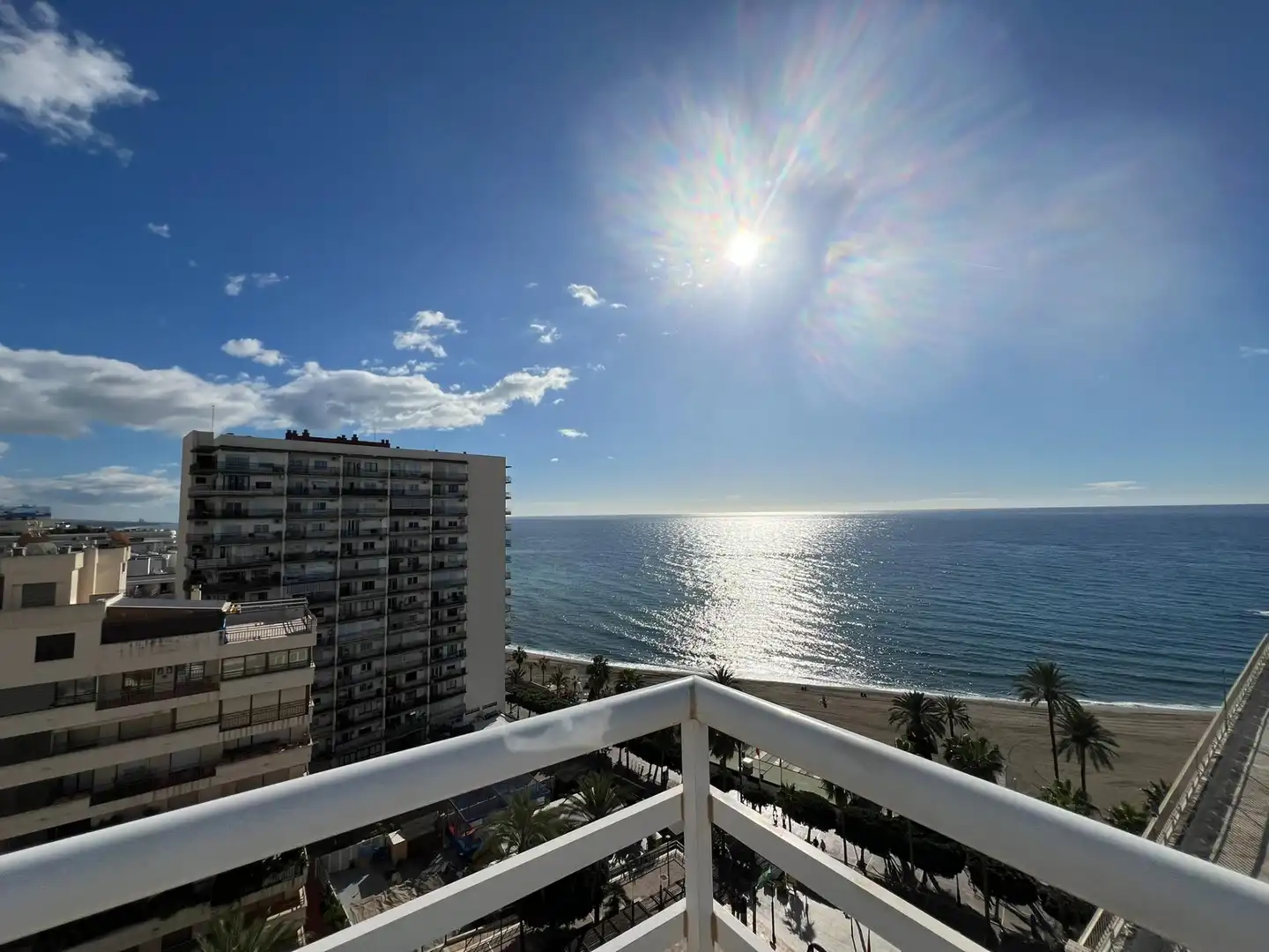 Schlafzimmer von Wohnungen zur Miete in Marbella mit Klimaanlage, Heizung und Terrasse