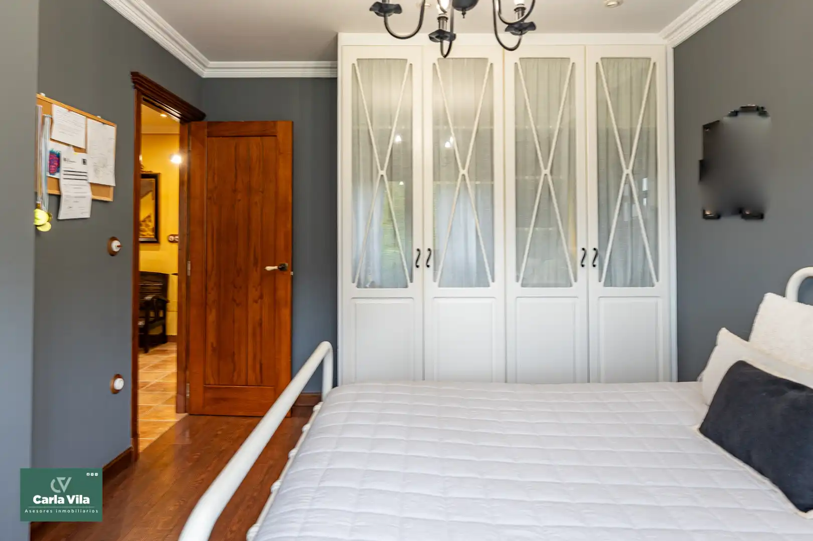 Bedroom of Houses for sale in Lugo  with Heating, Private garden and Parquet flooring