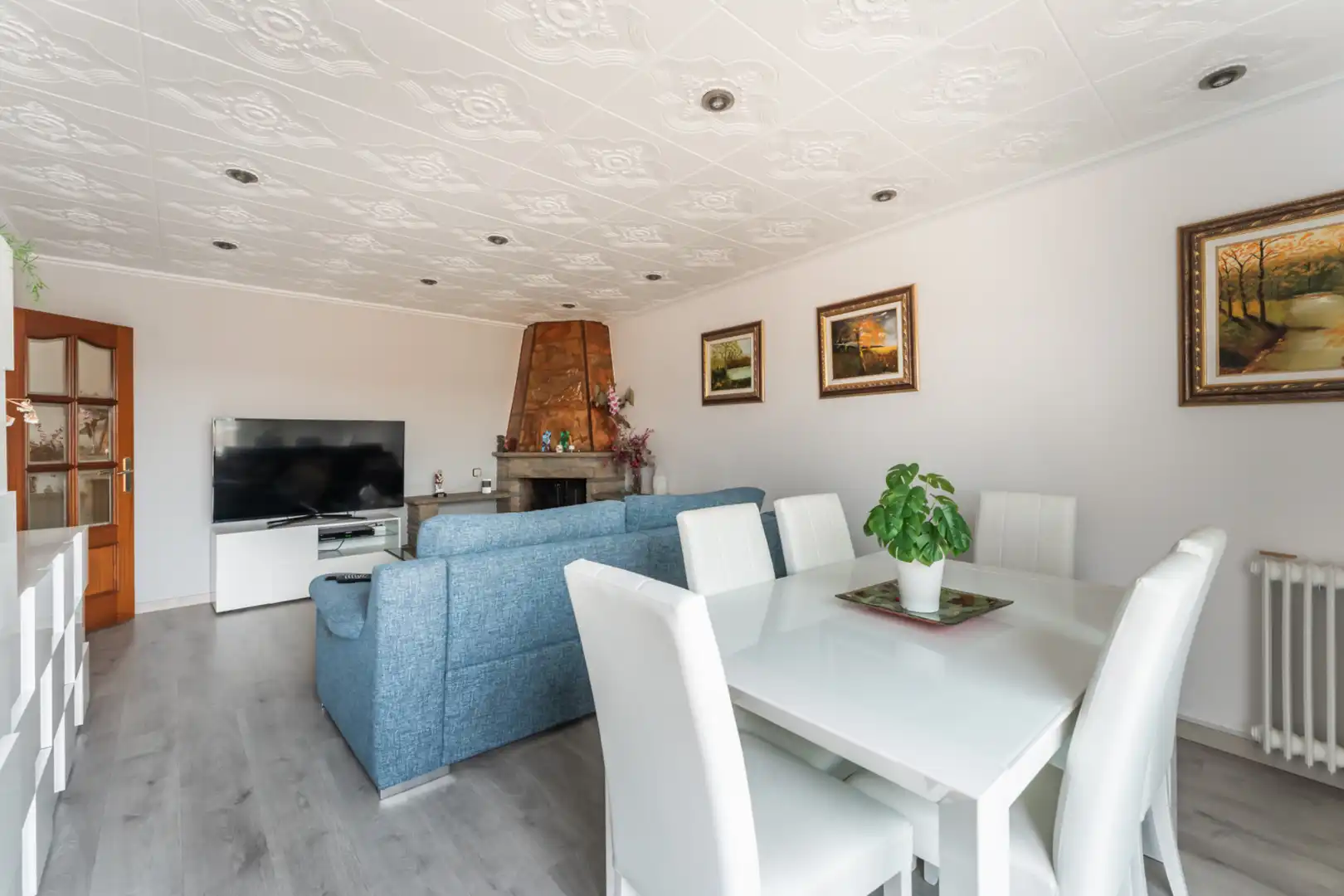 Sala d'estar de Àtic en venda en Mollet del Vallès amb Aire condicionat, Calefacció i Terrassa