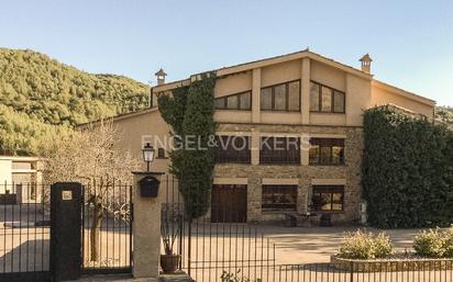 Vista exterior de Finca rústica en venda en El Pont de Vilomara i Rocafort amb Aire condicionat, Terrassa i Piscina