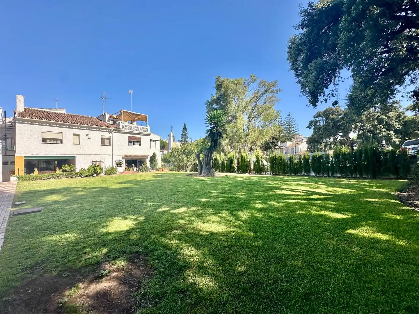 Garden of Ground floor for sale in Marbella  with Air Conditioner, Heating and Parquet flooring