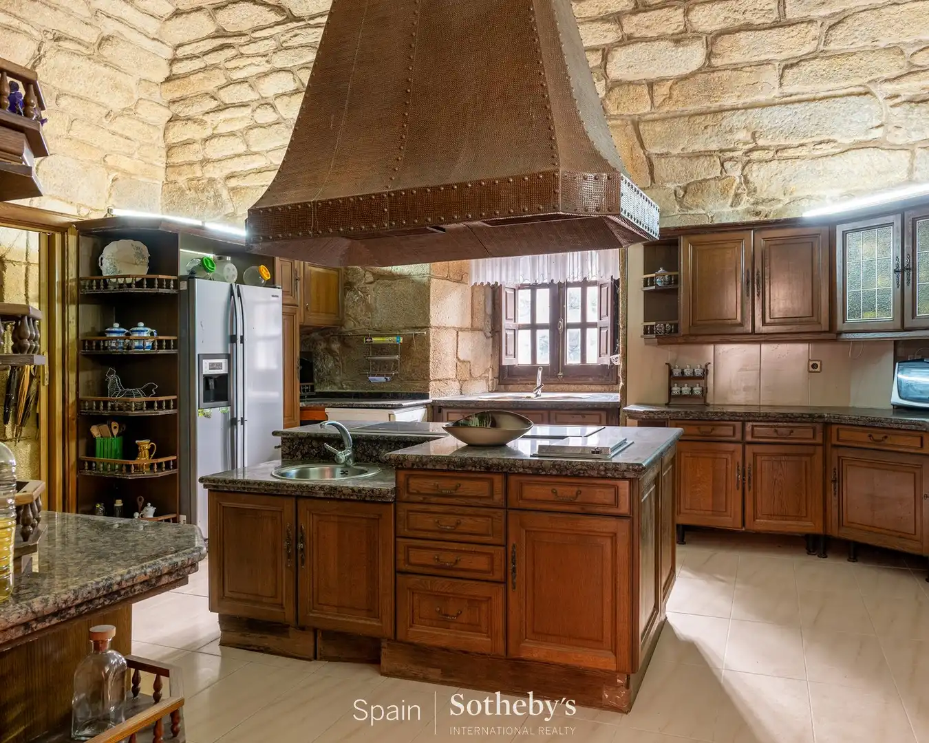 Cocina de Finca rústica en venta en Cee con Jardín privado, Terraza y Trastero