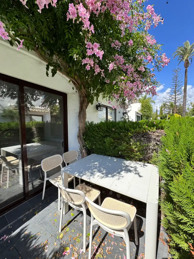 Garden of Study for rent in Estepona  with Air Conditioner, Heating and Private garden