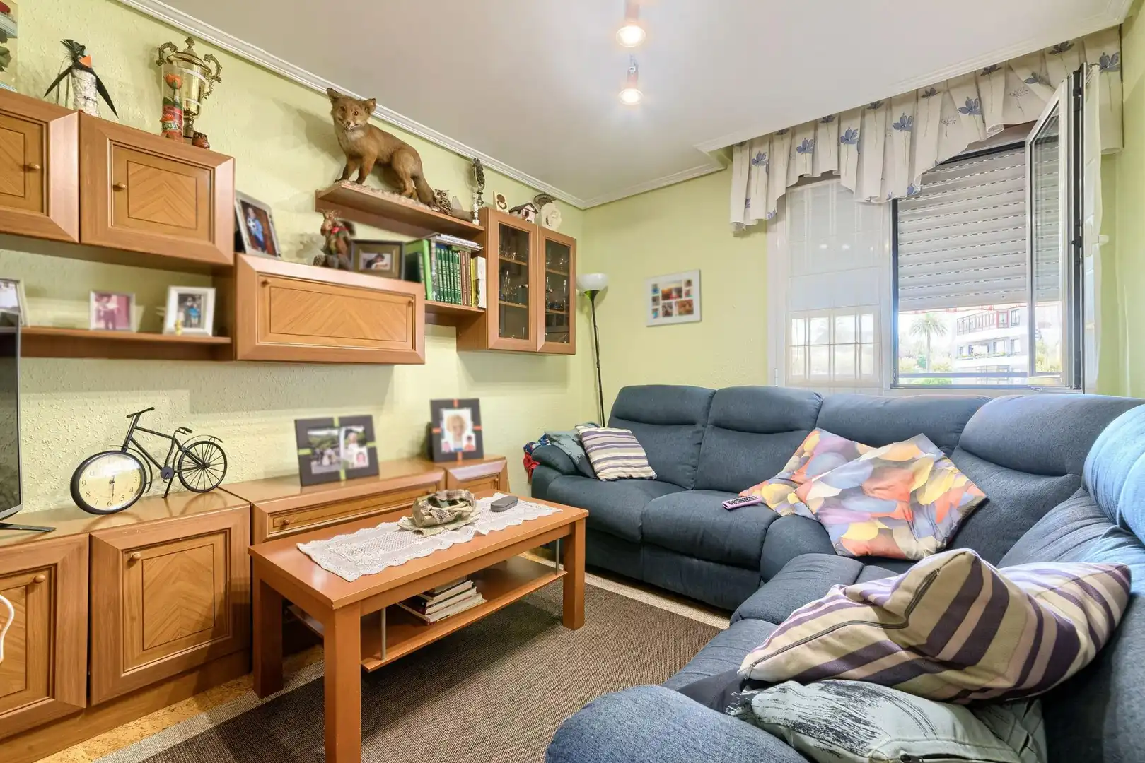 Sala de estar de Piso en venta en Barakaldo  con Calefacción, Jardín privado y Terraza