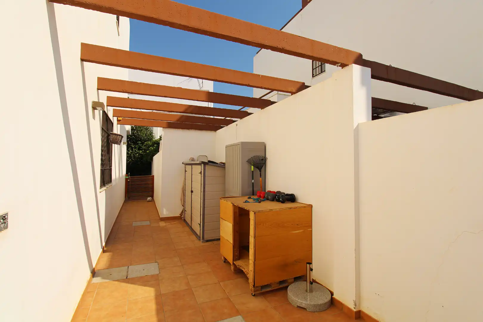 Terraza de Casa adosada en venta en Alhaurín de la Torre con Aire acondicionado, Jardín privado y Terraza