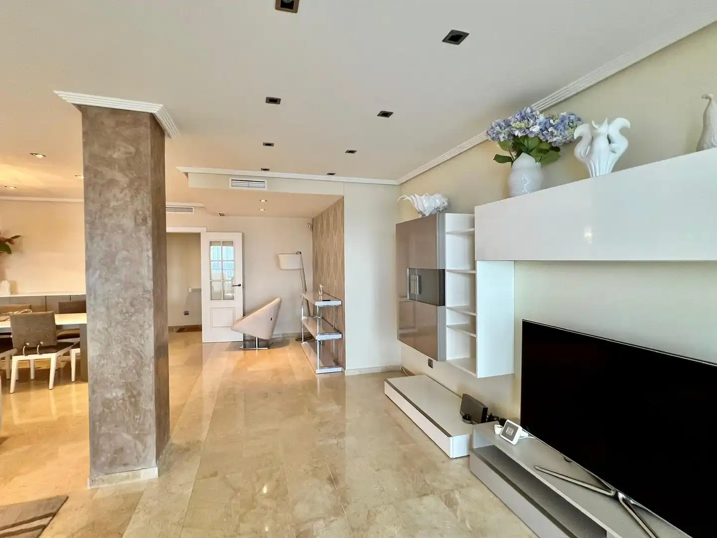 Sala de estar de Apartamento en venta en Altea con Aire acondicionado, Terraza y Amueblado