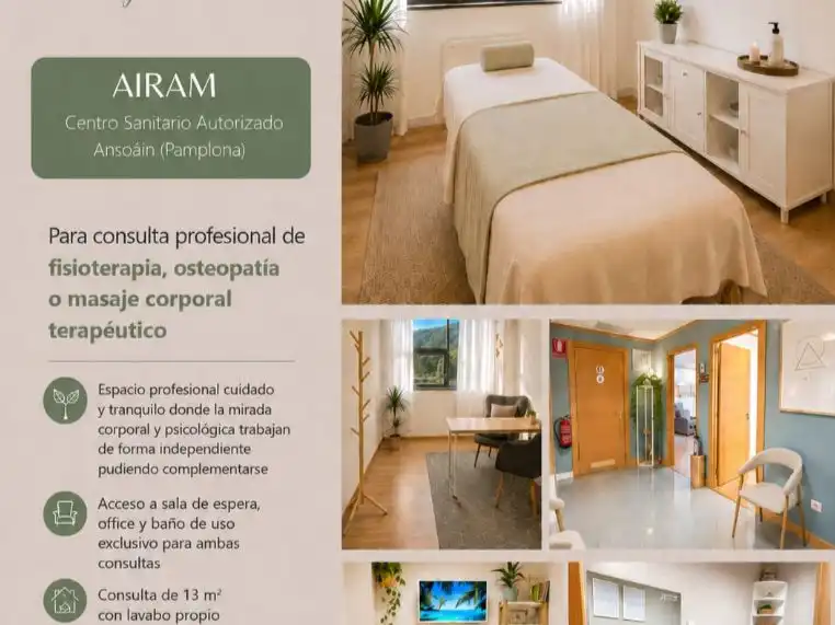 Oficina de alquiler en Ansoáin / Antsoain con Aire acondicionado y Calefacción