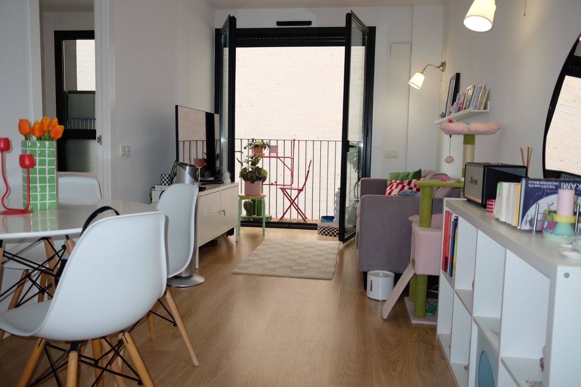 Sala d'estar de Pis en venda en  Barcelona Capital amb Calefacció i Balcó