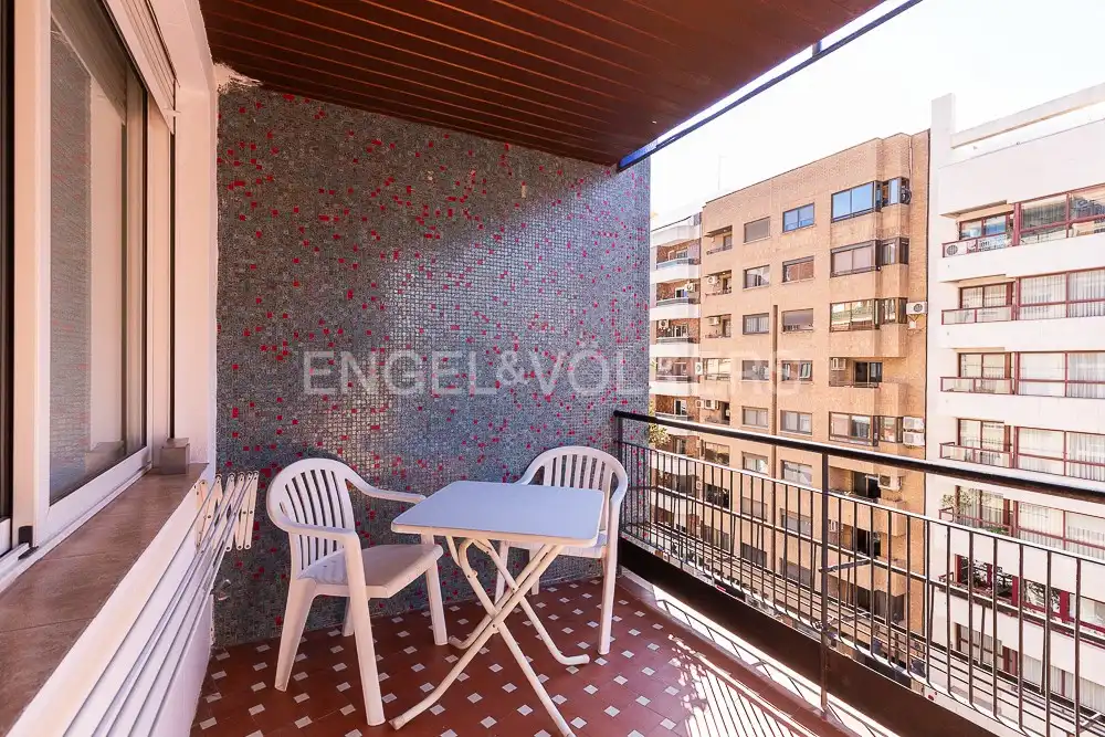 Terrassa de Pis de lloguer en Valencia amb Calefacció, Parquet i Terrassa