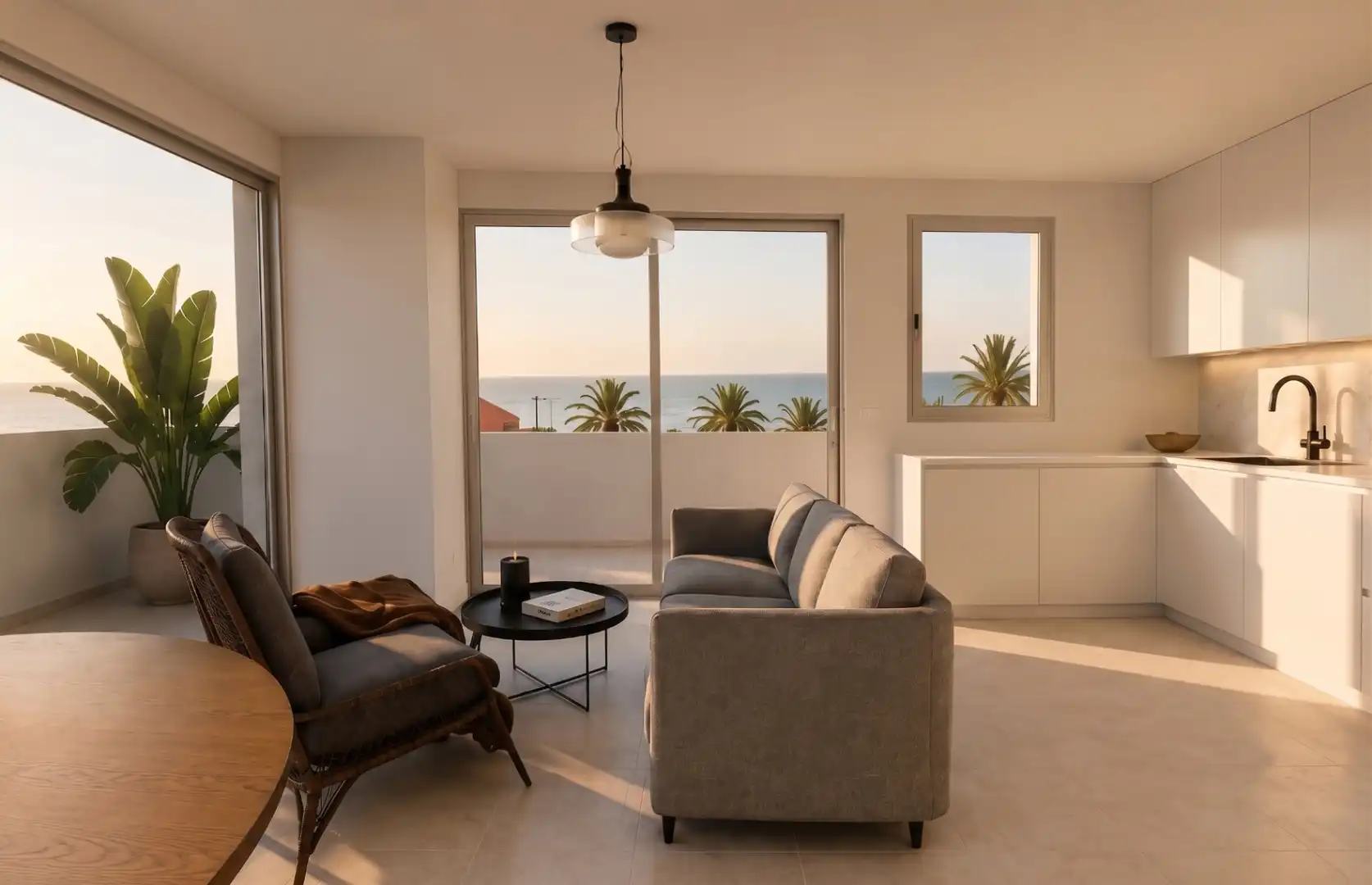 Sala d'estar de Àtic en venda en El Campello amb Aire condicionat, Terrassa i Traster