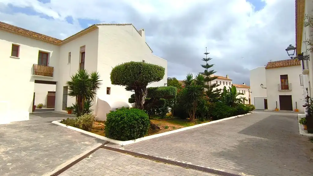 Vista exterior de Casa adosada en venta en Dénia con Aire acondicionado, Calefacción y Jardín privado
