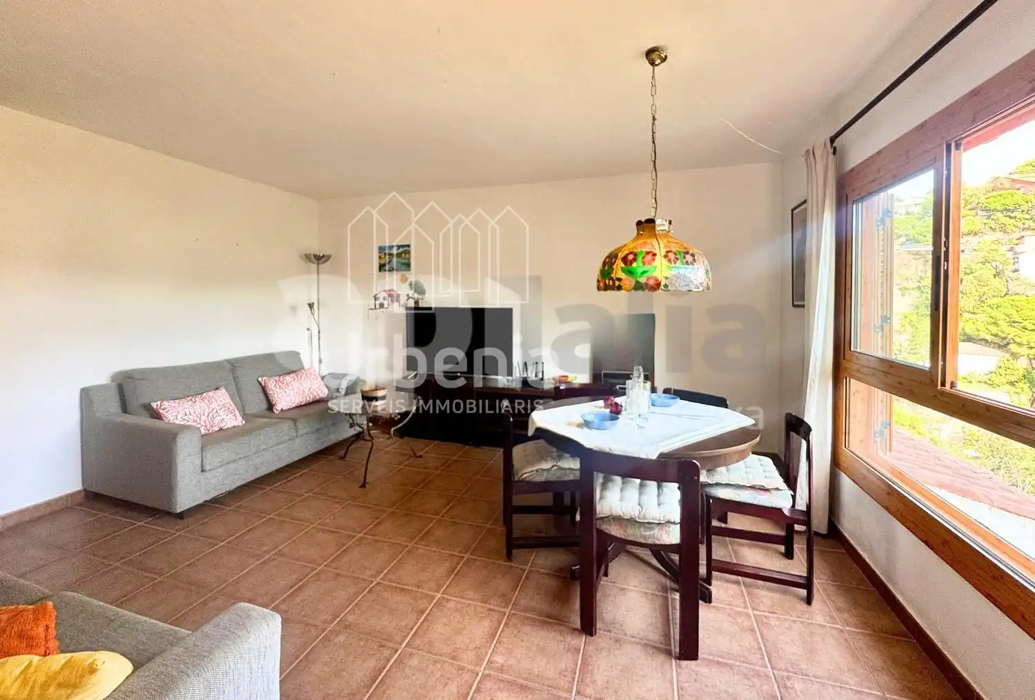 Living room of Flat for sale in Lloret de Mar  with Furnished