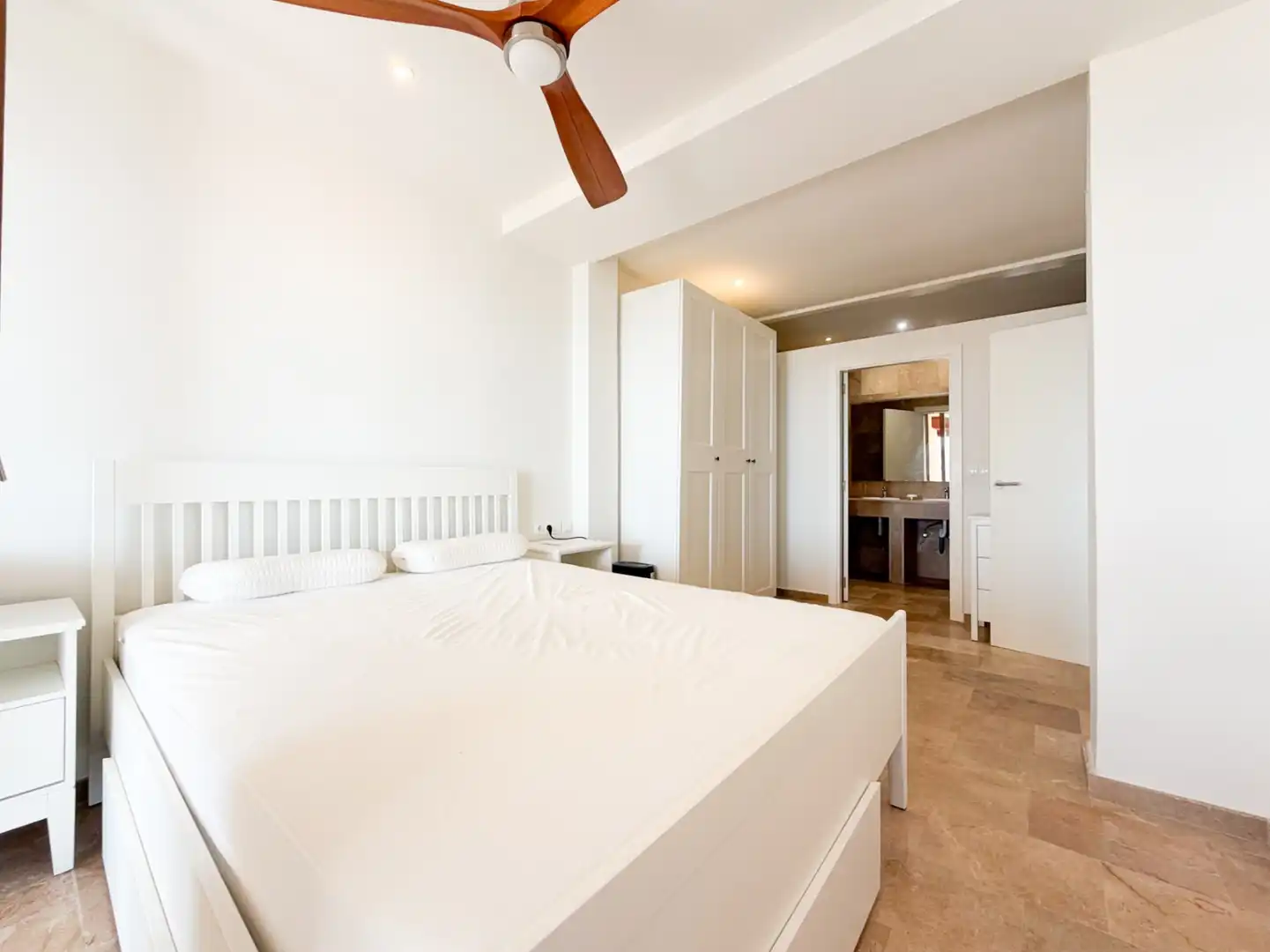 Bedroom of Apartments for rent in El Campello  with Air Conditioner, Private garden and Terrace