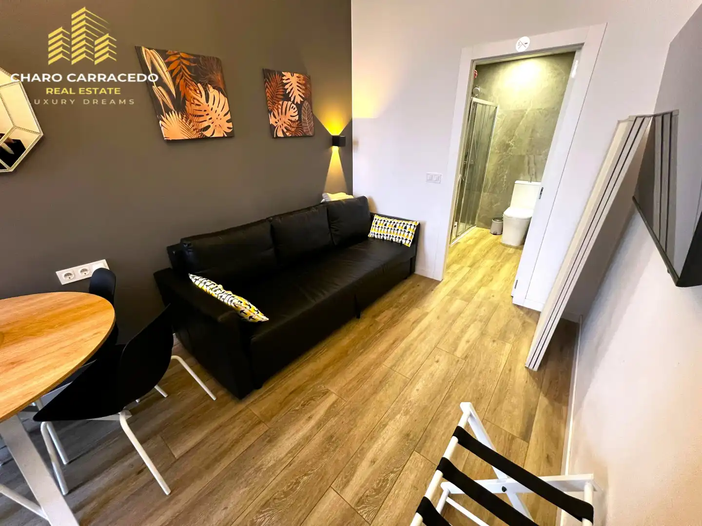 Sala de estar de Apartamento en venta en Valencia con Aire acondicionado, Amueblado y Lavadora
