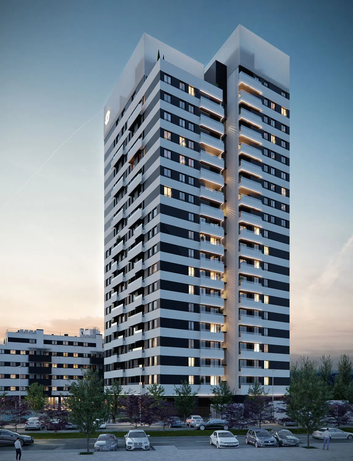 Vista exterior de Piso en venta en  Madrid Capital con Aire acondicionado, Calefacción y Trastero